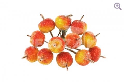 Яблоки сахарные на проволоке, 1,5*1,5мм, 12 шт