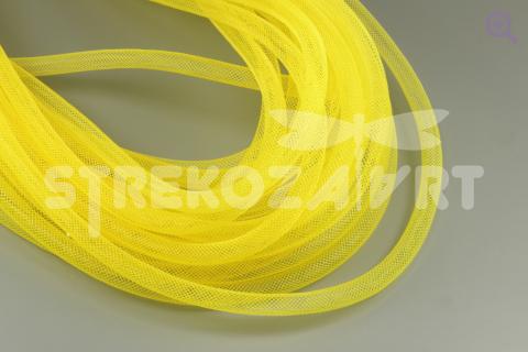 Шнур-сетка d-8мм нейлон, цвет: жёлтый