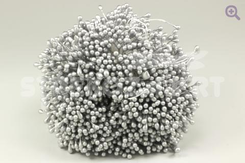 Тычинки 3мм, цвет: серебро, 10шт