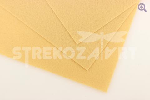 Фетр 20*30, мягкий, толщина 1мм персиковый