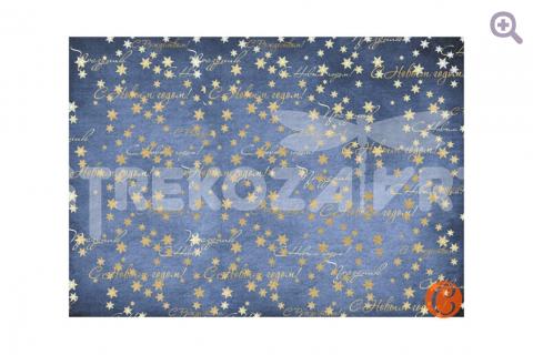 Декупажная карта "Новогодняя ночь", 29,7*21 см