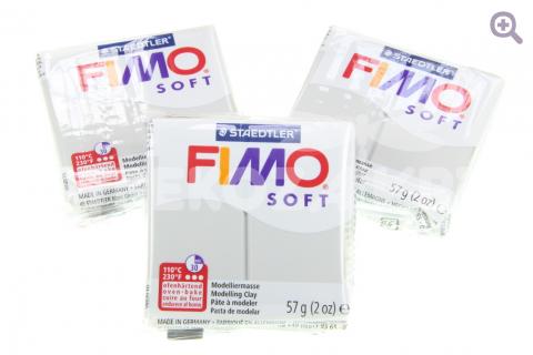 Полимерная глина Fimo Soft серый дельфин, 56гр СТАРЫЙ ПРИХОД