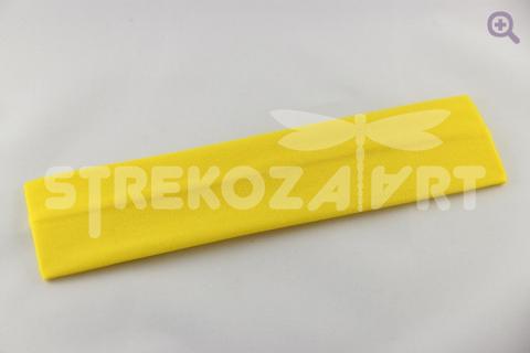 Повязка-основа (сплошная), 4см, цвет: жёлтый